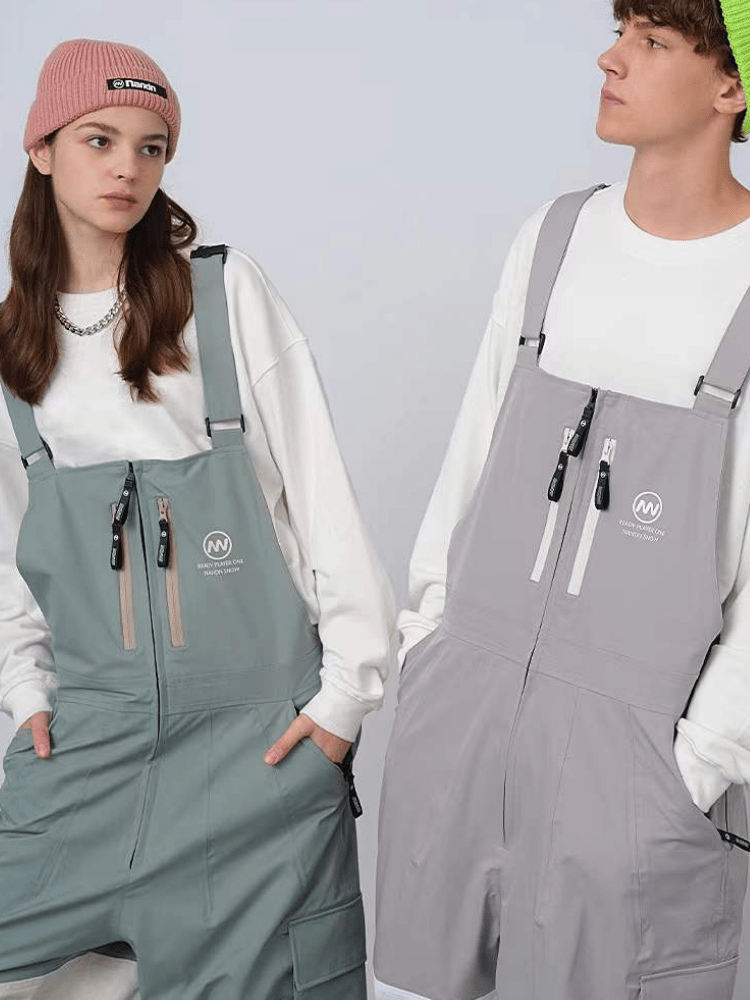 NANDN X DOLL Baggy Bibs - Men's - Snowears- bib pants