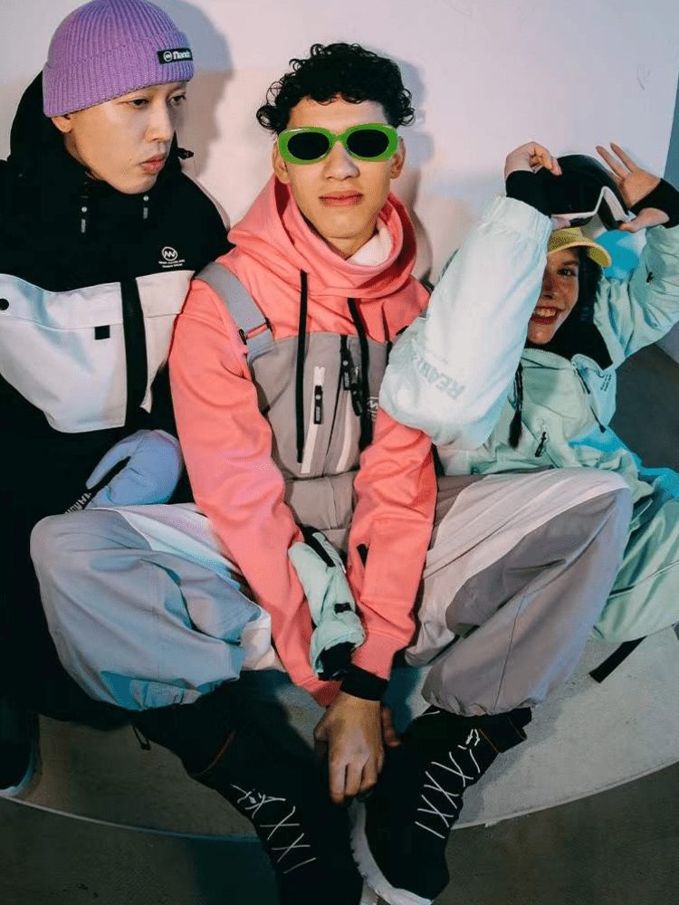 NANDN X DOLL Baggy Bibs - Men's - Snowears- bib pants