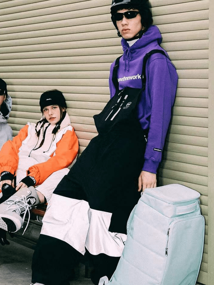 NANDN X DOLL Baggy Bibs - Men's - Snowears- bib pants