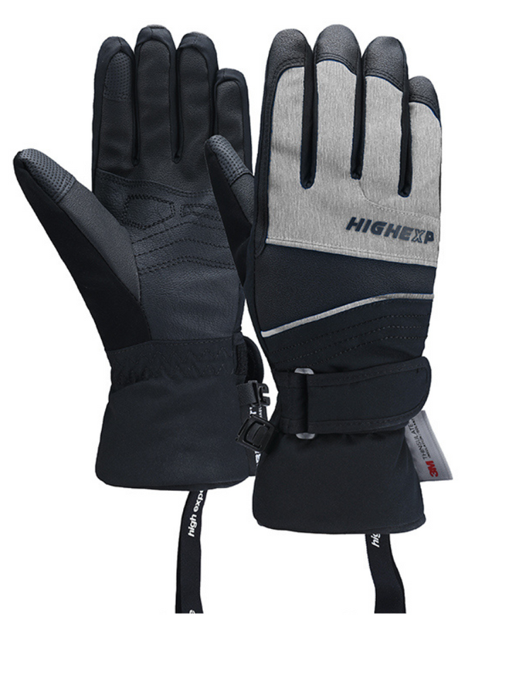 High Experience Five Finger Waterproof Gloves - Snowears-snowboarding skiing jacket pants accessories