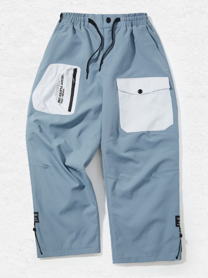 NANDN x DOLL Colorblock Country Snow Pants - Snowears-snowboarding skiing jacket pants accessories