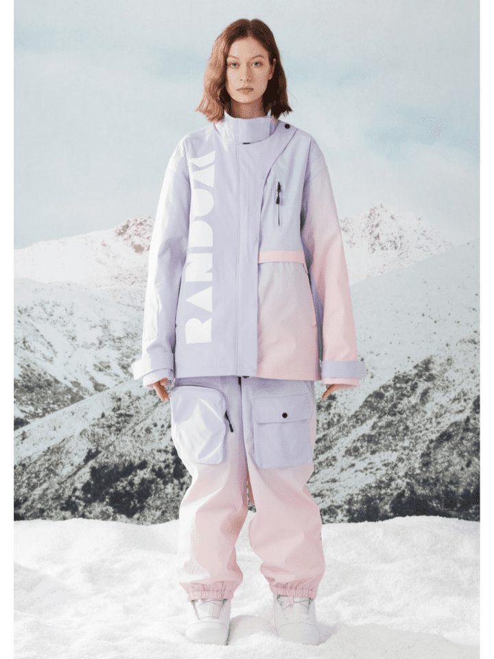 RandomPow Gradient Purple Jacket - Snowears-snowboarding skiing jacket pants accessories