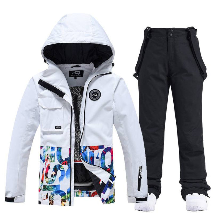 ARCTIC QUEEN Unisex Hiker Snow Suit - Letters Series - Snowears-snowboarding skiing jacket pants accessories