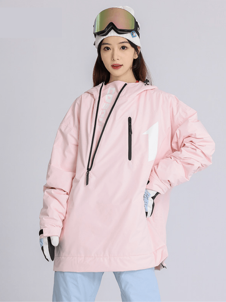 Cosone Oblique Zipper Jacket - Snowears-snowboarding skiing jacket pants accessories