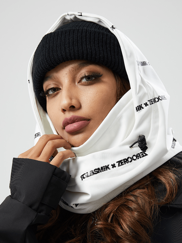 Tolasmik Classic Helmet Hood - Grey & White Tolasmik | Snowears.com