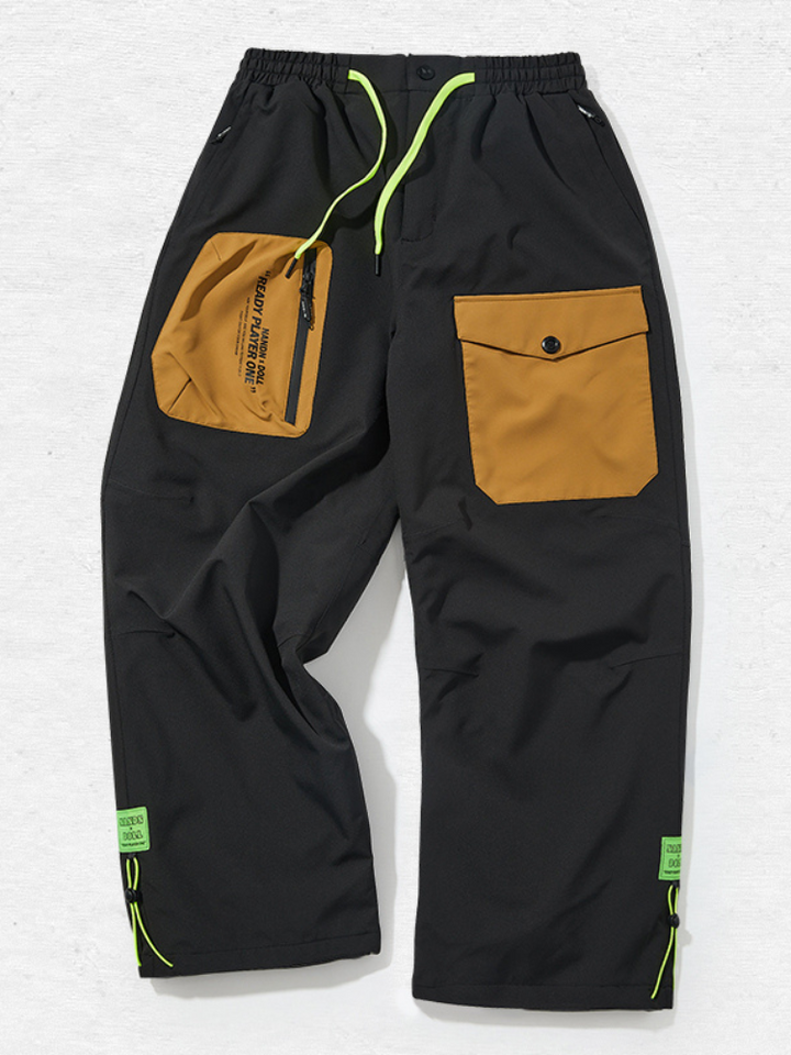 NANDN x DOLL Colorblock Country Snow Pants - Snowears-snowboarding skiing jacket pants accessories