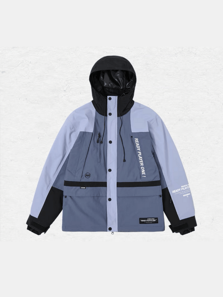 NANDN Mountain Colorblock Ski Jacket - Snowears-snowboarding skiing jacket pants accessories