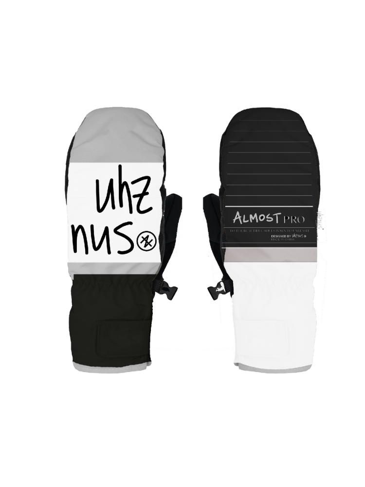 Uhznus Classic White Mittens - Snowears- Gloves & Mittens