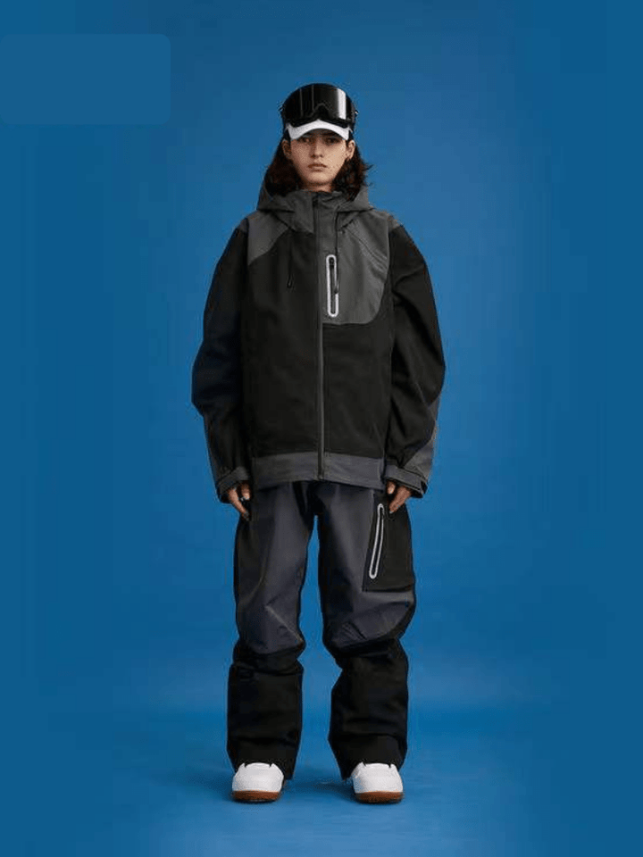 NIS Black Airsky Jacket - Snowears-snowboarding skiing jacket pants accessories