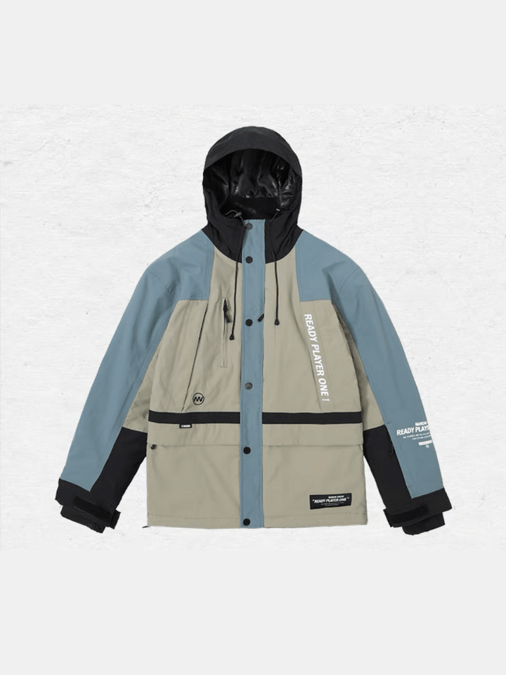 NANDN Mountain Colorblock Ski Jacket - Snowears-snowboarding skiing jacket pants accessories