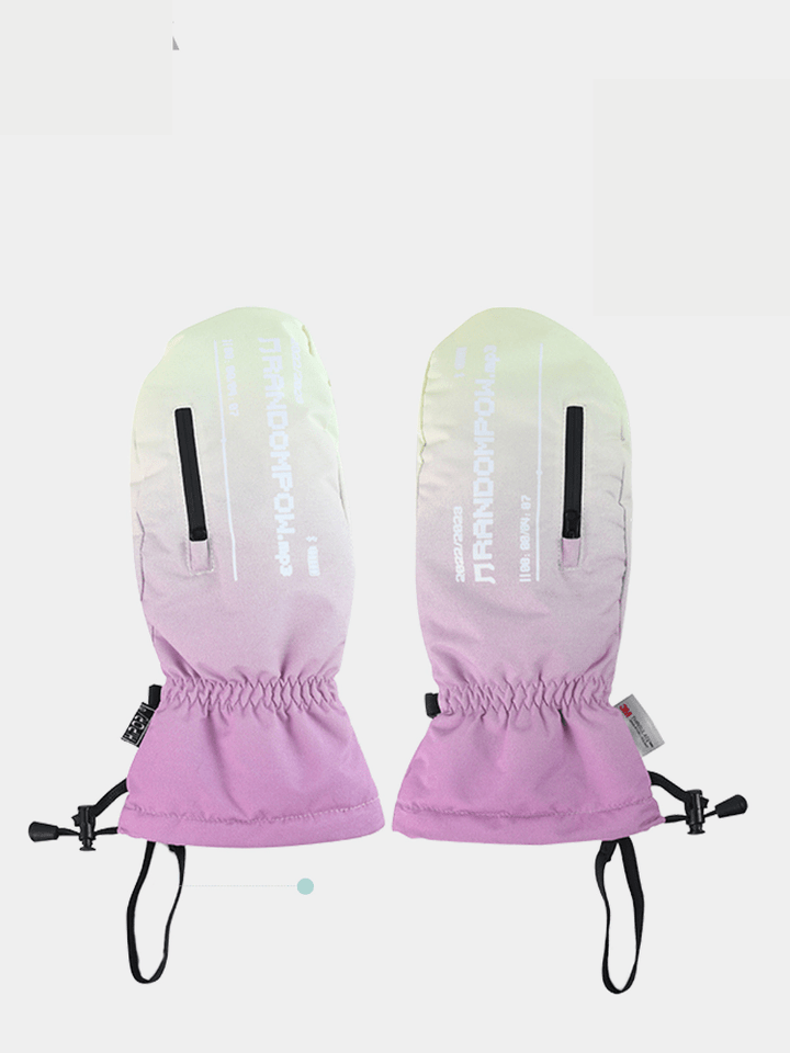 RandomPow Gradient Color Mittens - Snowears-snowboarding skiing jacket pants accessories