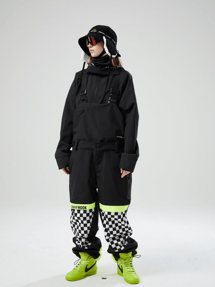 Tolasmik X Banana Hook 23 Premium Chess Bib Pants - Snowears-snowboarding skiing jacket pants accessories