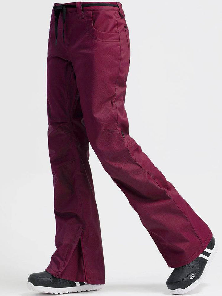 Gsou Snow Slim Elastic Women's Pants - Snowears-snowboarding skiing jacket pants accessories