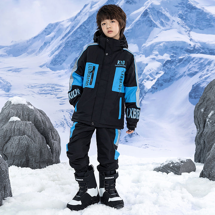 ARCTIC QUEEN Kids Reflective Extreme Ski Suit - Snowears-snowboarding skiing jacket pants accessories