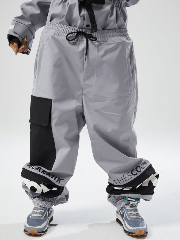 Tolasmik Snowboarding Baggy Style Cargo Snow Pants - Men's - Snowears- snow pants