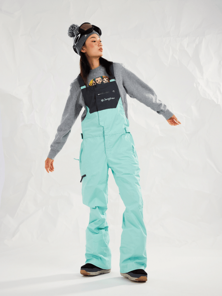 Jungfrau 3L Soft Shell Motion Snow Bibs - Snowears-snowboarding skiing jacket pants accessories