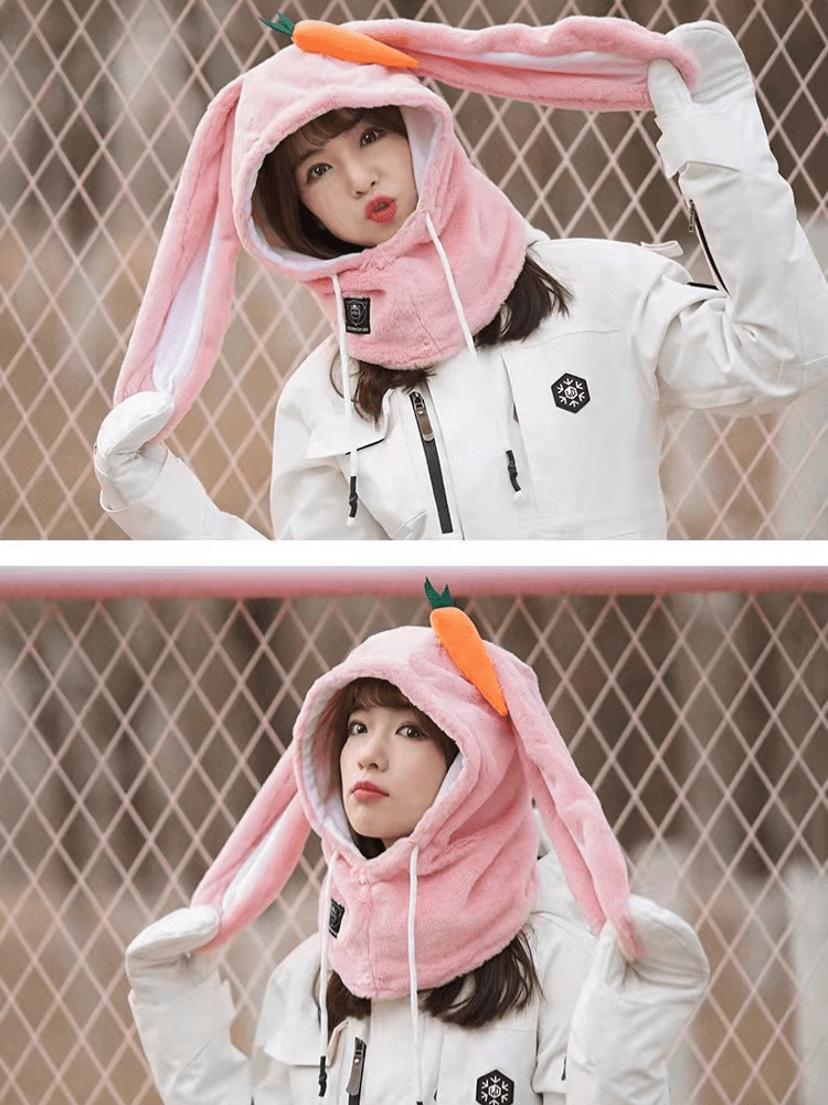 COSONE Rabbit Helmet Hood - Snowears- Helmet Hoods
