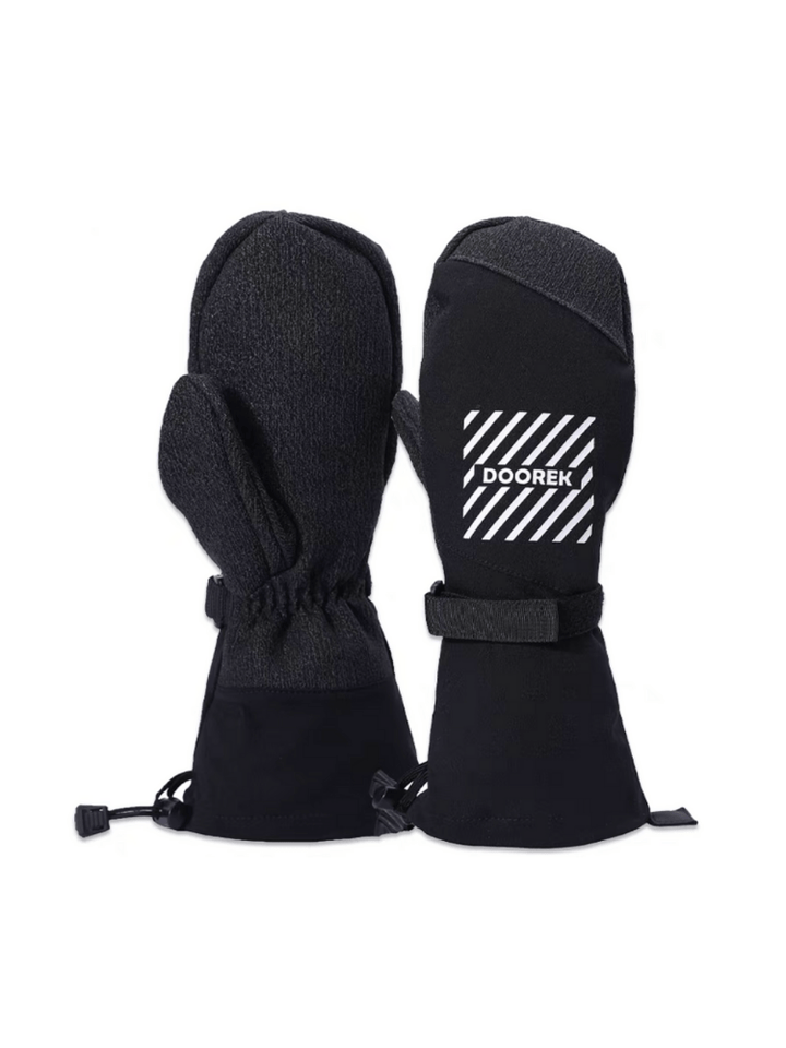 Doorek Solid Snow Mittens - Snowears-snowboarding skiing jacket pants accessories