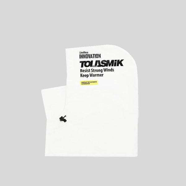 Tolasmik Classic Helmet Hood - Grey & White - Snowears- Helmet Hoods