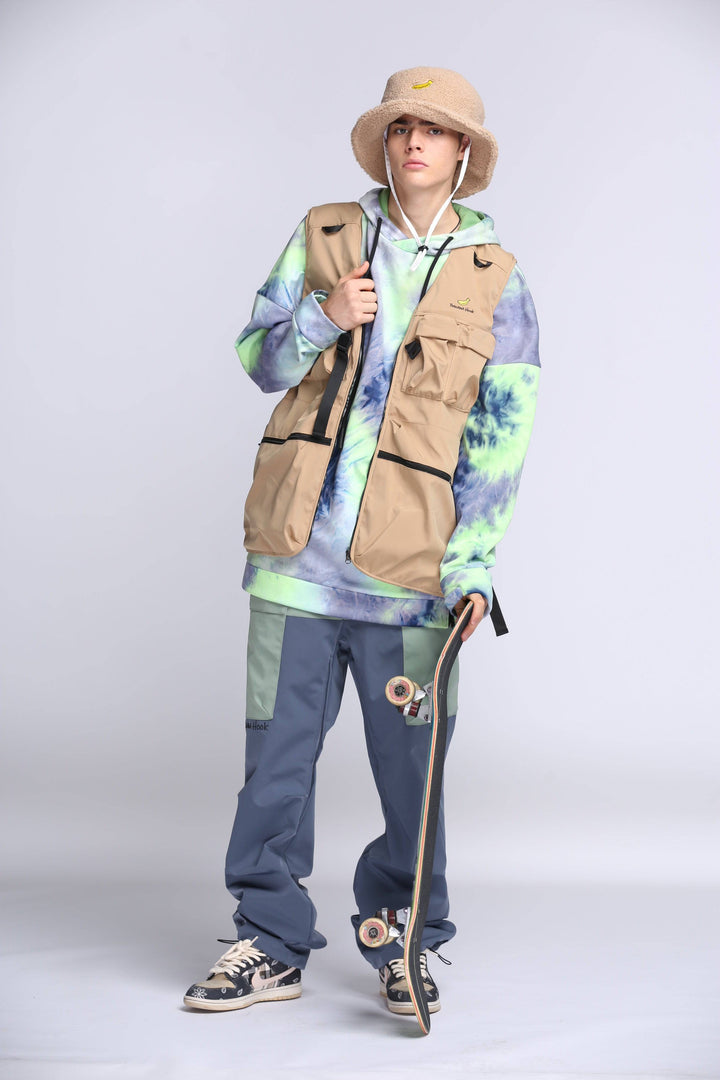 Tolasmik x Banana Hook Light Camel Waistcoat - Snowears-snowboarding skiing jacket pants accessories