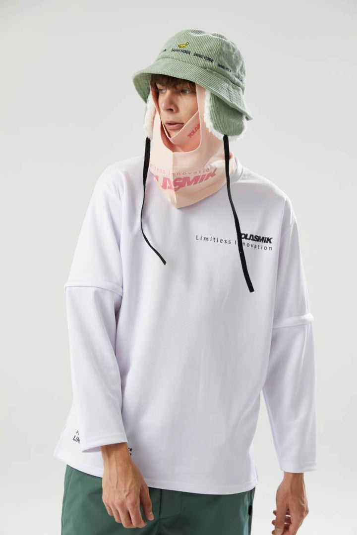 Tolasmik QUICK-DRY Sweatshirt - White Seris - Snowears-snowboarding skiing jacket pants accessories