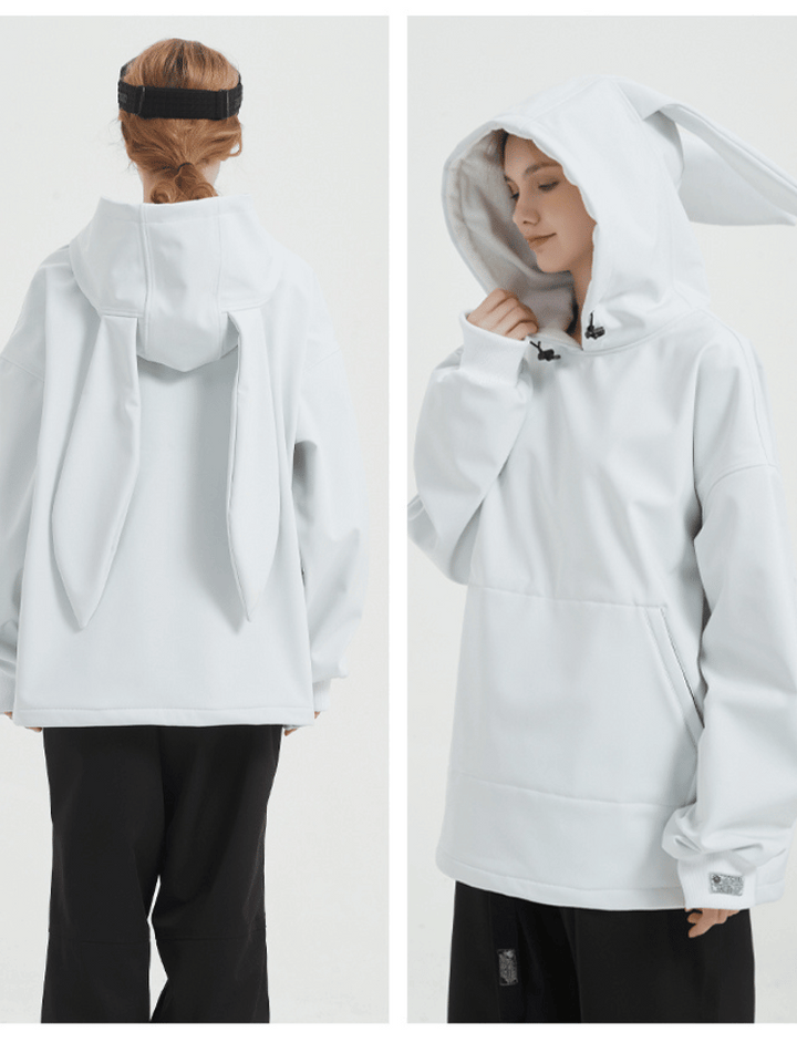 Doorek Iconic Rabbit Fleece Hoodie - Snowears-snowboarding skiing jacket pants accessories
