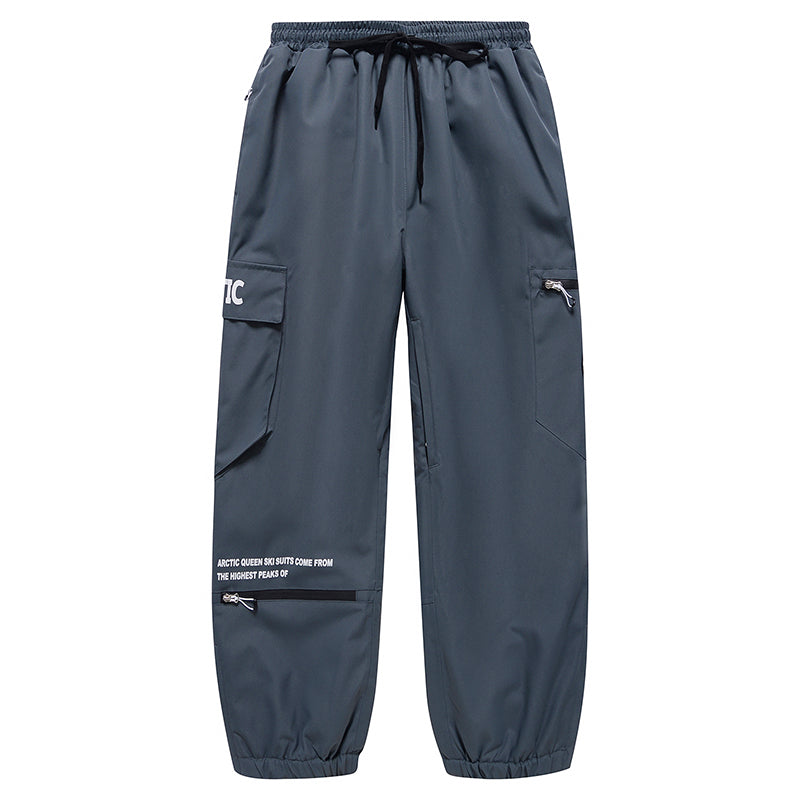 ARCTIC QUEEN スノーボードパンツ 黒 ARCTIC QUEEN Ski Pants for Men & Women| Cheap Snow Pants