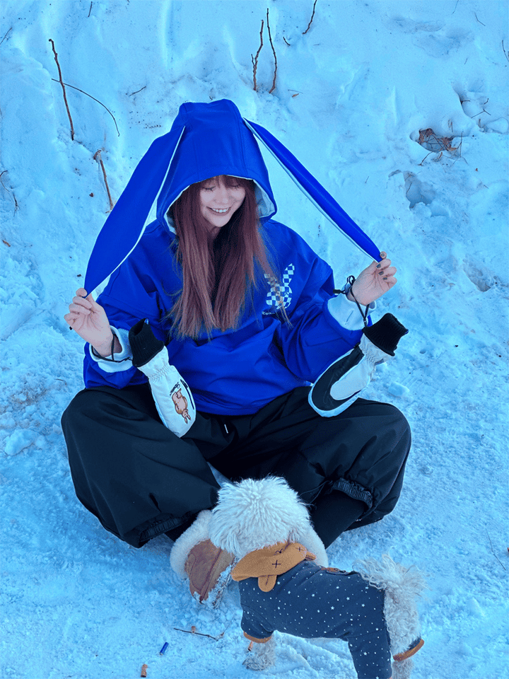 Doorek Iconic Rabbit Fleece Hoodie - Snowears-snowboarding skiing jacket pants accessories