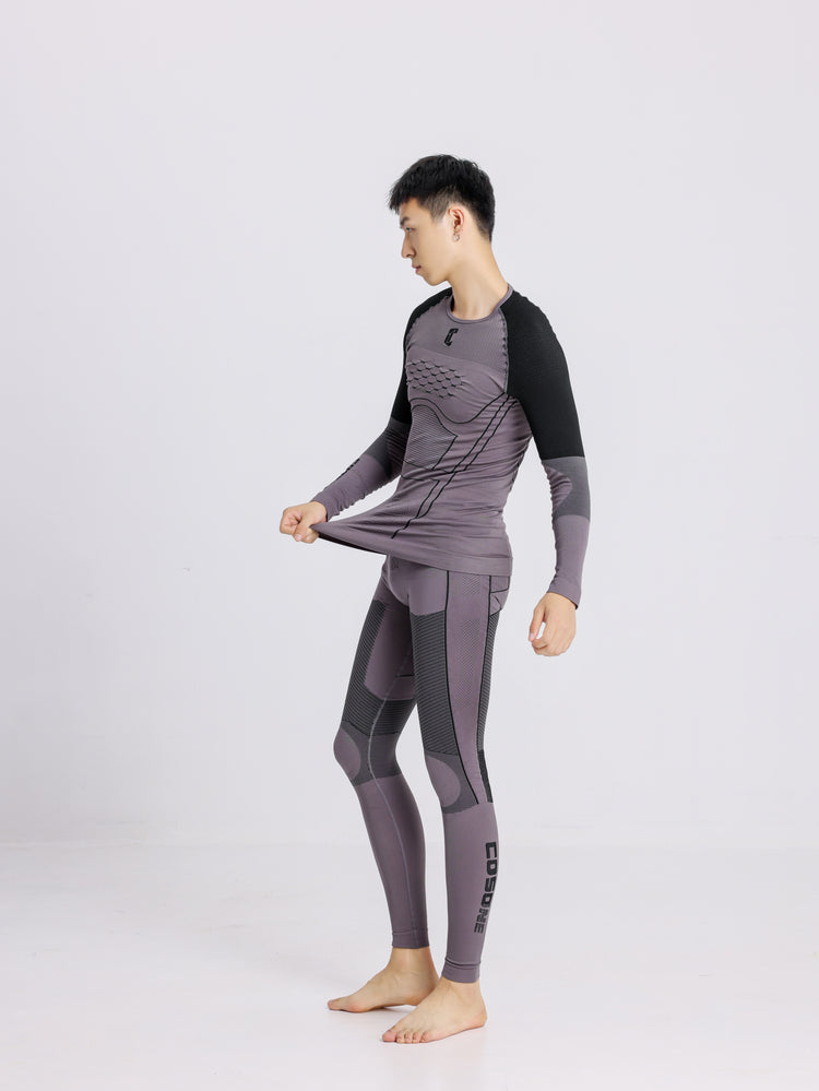 Cosone Long Sleeve Base Layer Gray Cosone | Snowears.com