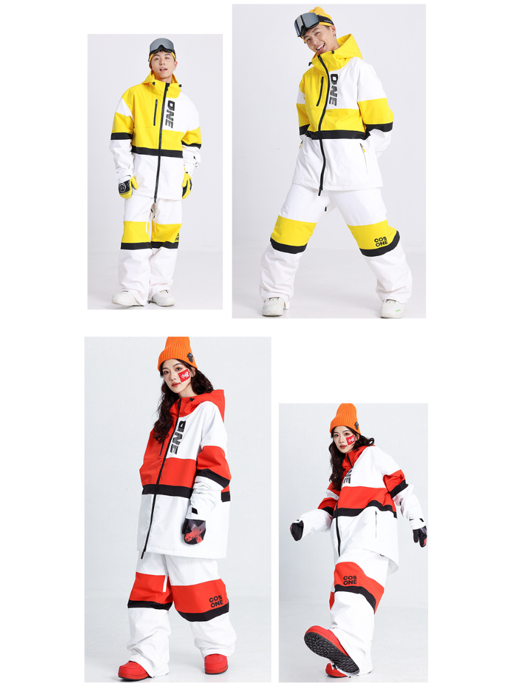 Cosone Outdoor Ski Sports Snow Suit - Unisex - Snowears- Suits