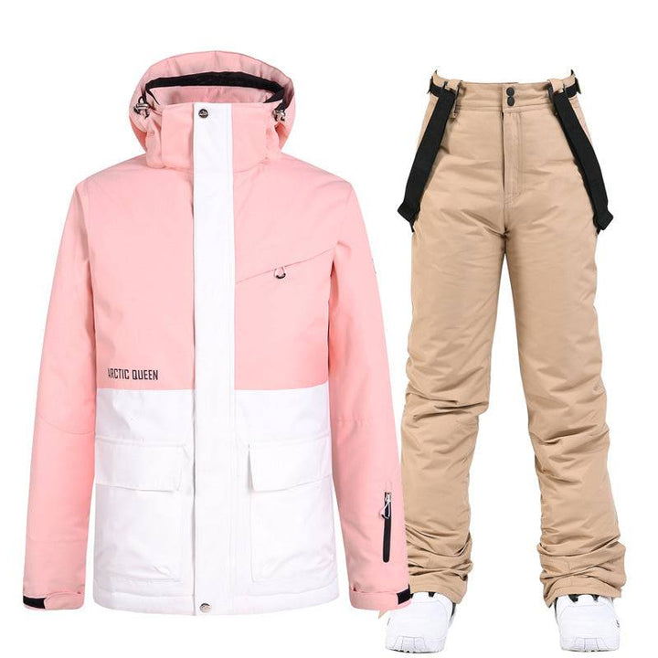 ARCTIC QUEEN Unisex Blizzard Snow Suit - Pink Series - Snowears-snowboarding skiing jacket pants accessories