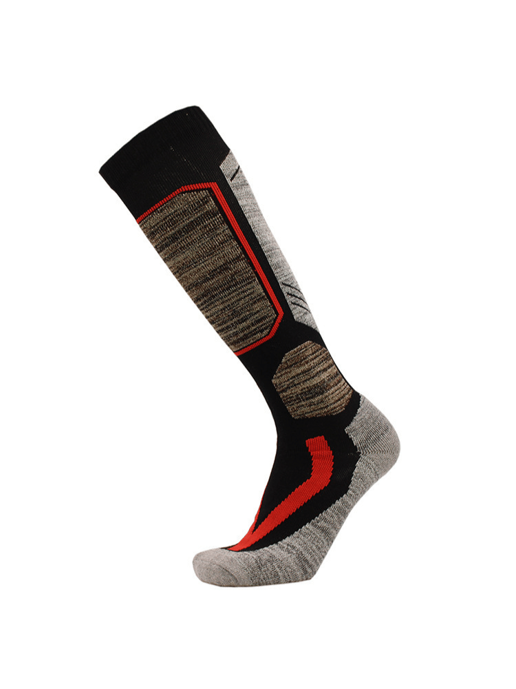 High Performance Wool Ski Socks Black Doorek | Snowears.com
