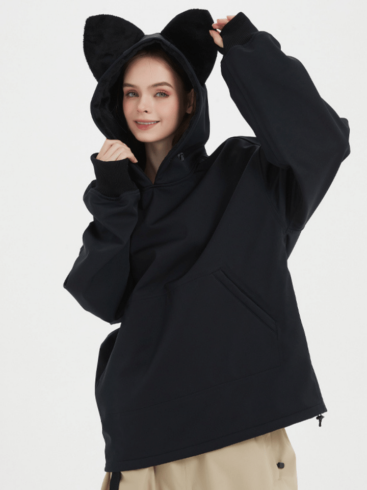 Doorek Iconic Cat Fleece Hoodie - Women's - Snowears- Hoodies & Sweaters