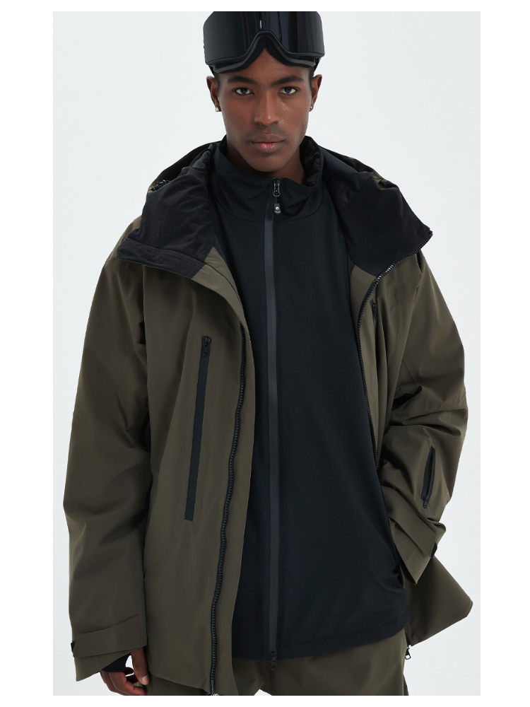 Doorek 3L Powline Fleece Snow Jacket - Men's - Snowears- Suits