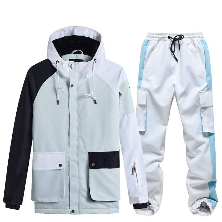 ARCTIC QUEEN Unisex Classic Snow Suit - Green Series - Snowears-snowboarding skiing jacket pants accessories
