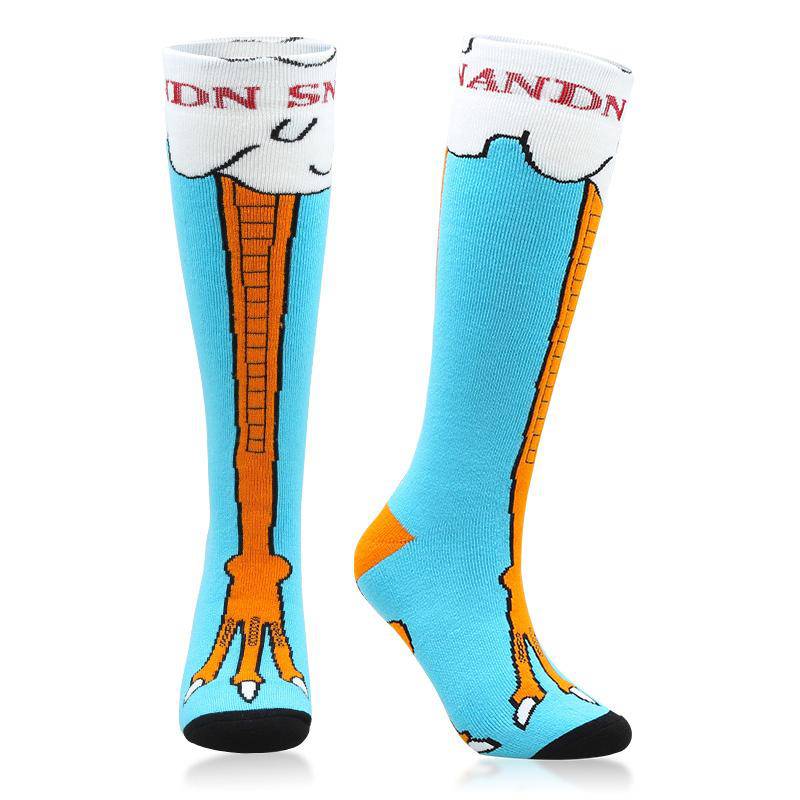 NANDN Animals Friendly Unisex Socks One Size Ostrich NANDN | Snowears.com