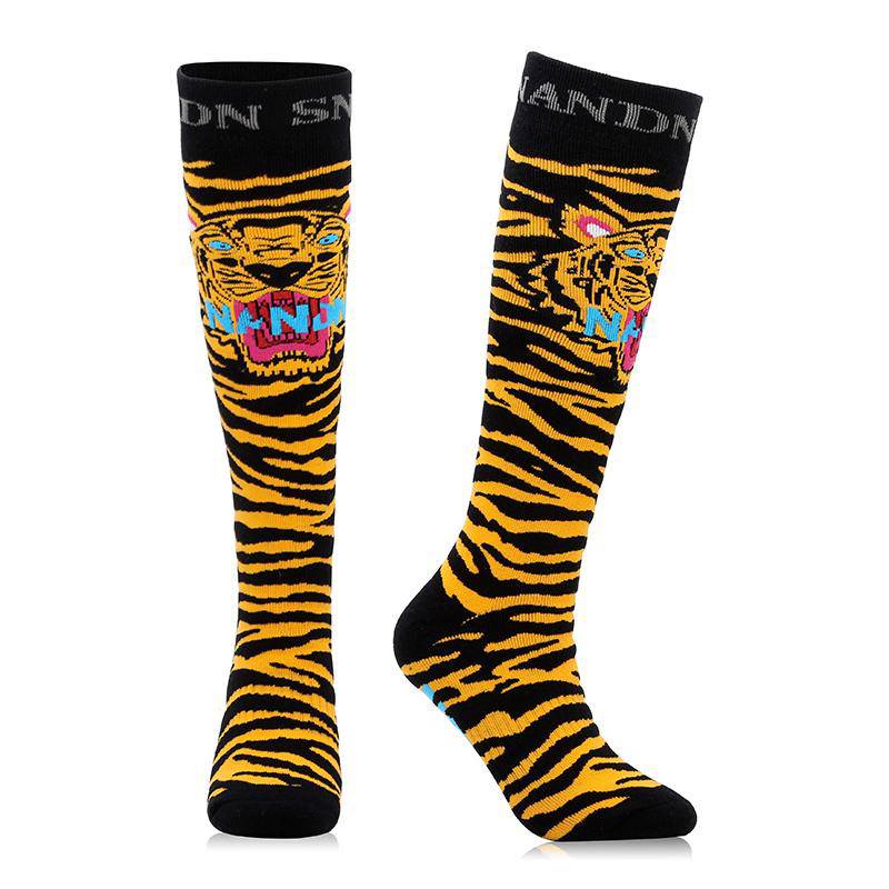 NANDN Animals Friendly Unisex Socks One Size Tiger NANDN | Snowears.com