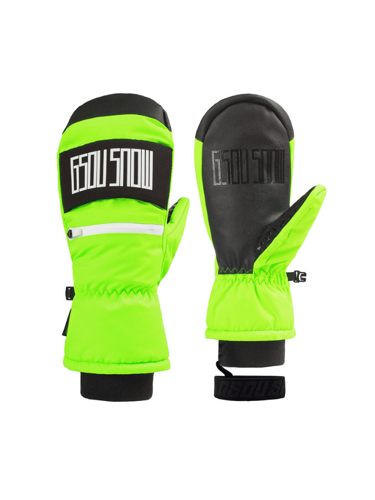 Gsou Snow Winter Sport Mittens Fluorescent Green Gsou Snow | Snowears.com