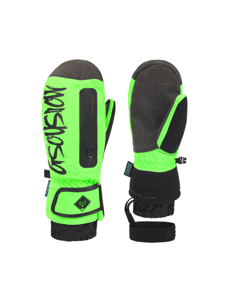 Gsou Snow Kevlar Pro Sport Mittens Fluorescent Green Gsou Snow | Snowears.com
