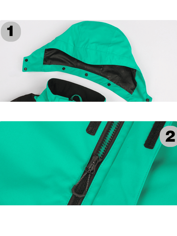 Gsou Snow Kids Colorblock Ski One Piece - Snowears- kids one piece