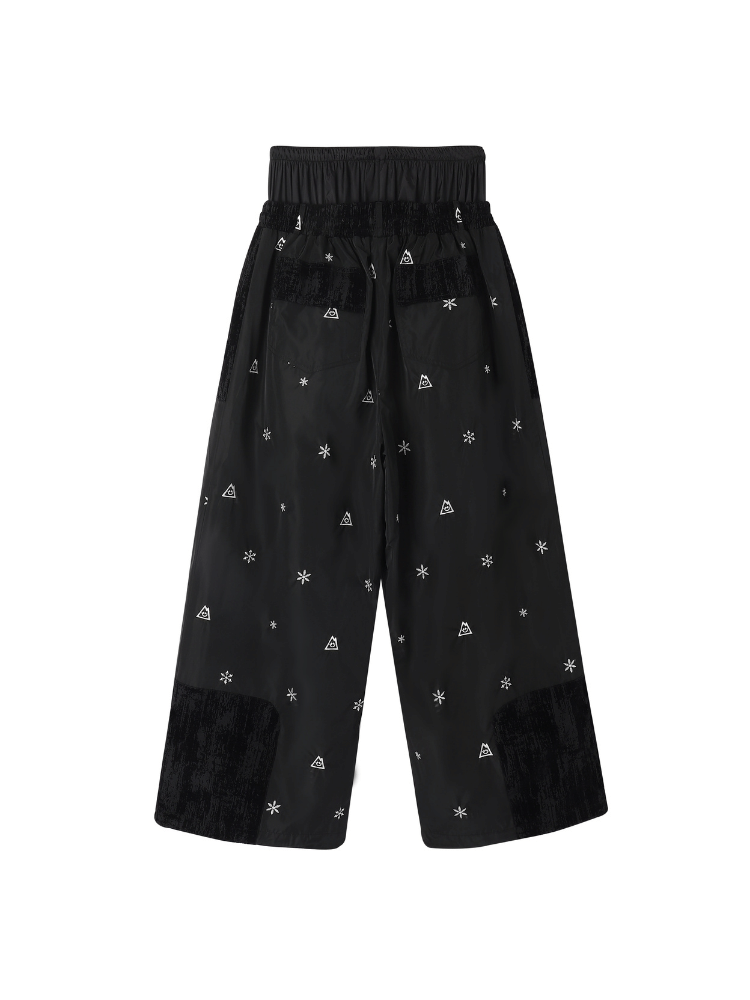 Hellystudio Black Snow Fleece Pants - Unisex - Snowears- mens snowboard/ski pants
