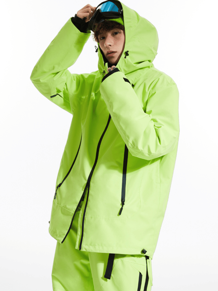 Molocoster 3L City Tech Snow Jacket [Limited Region] Light Green M Molocoster | Snowears.com