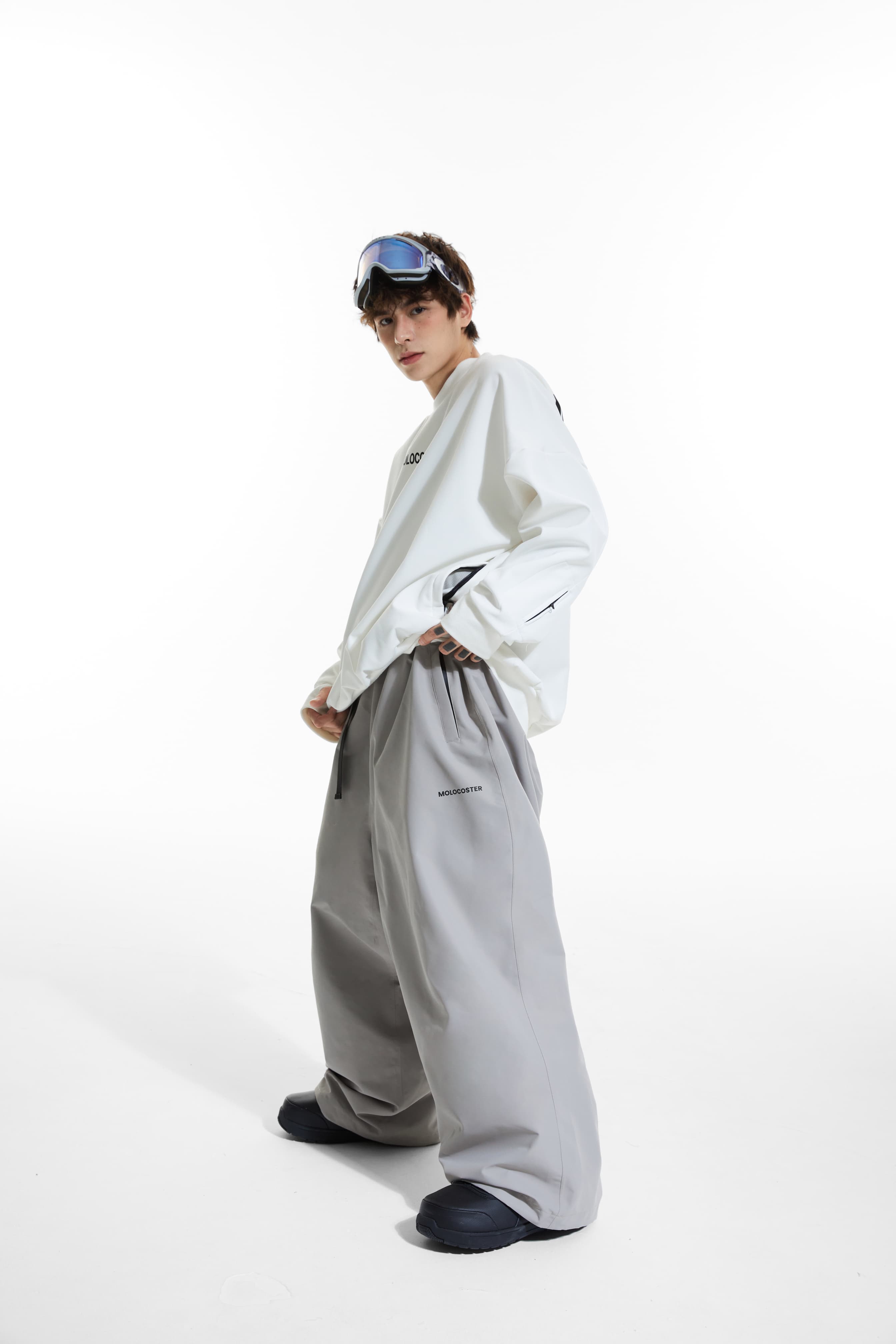 Molocoster Oversize Fleece Snow Pants - Unisex - Snowears- 