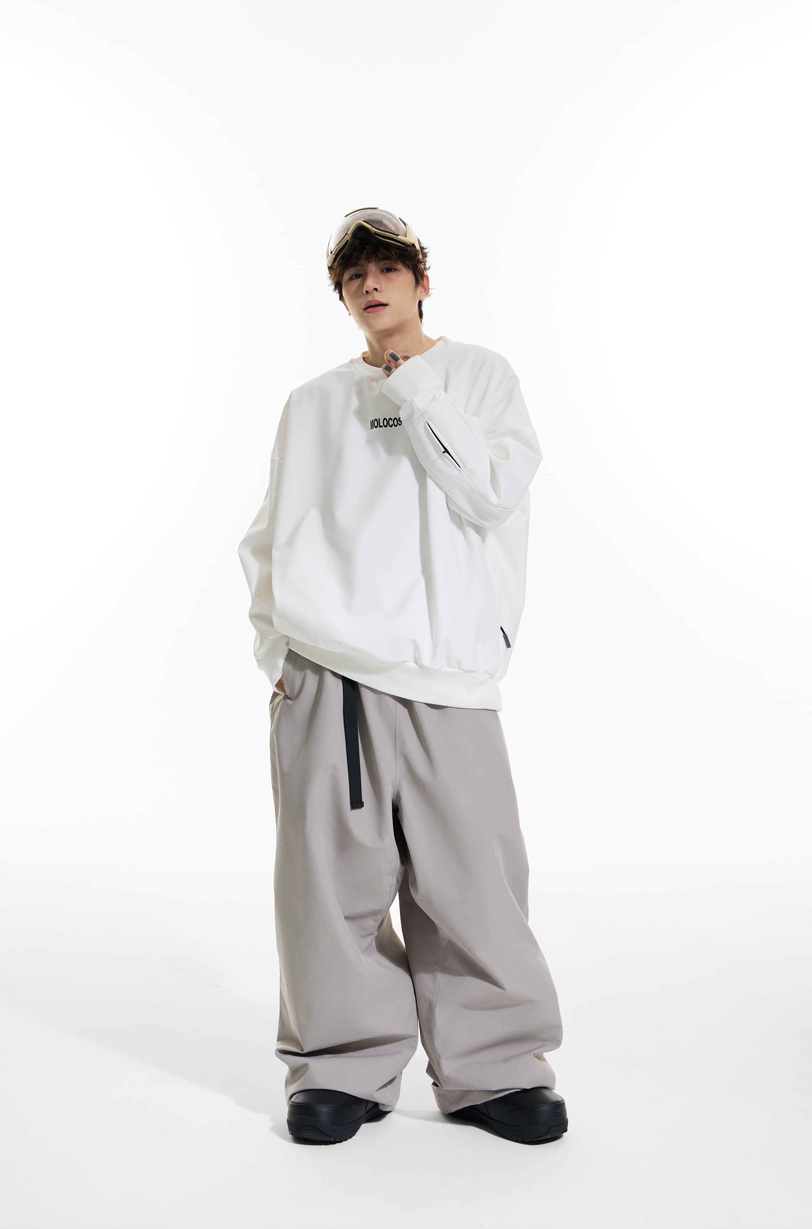 Molocoster Oversize Fleece Snow Pants - Unisex - Snowears- 