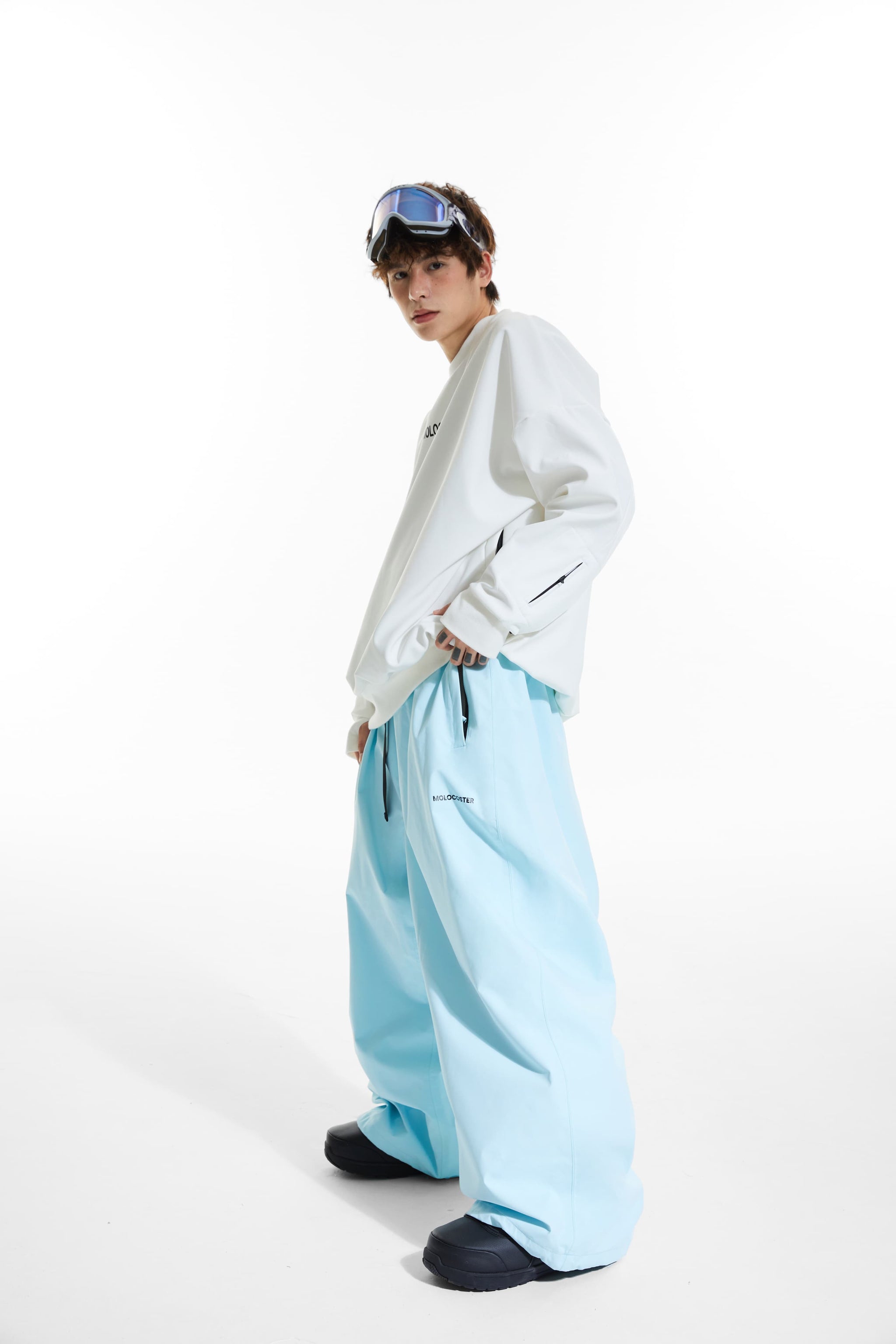 Molocoster Oversize Fleece Snow Pants - Unisex - Snowears- 