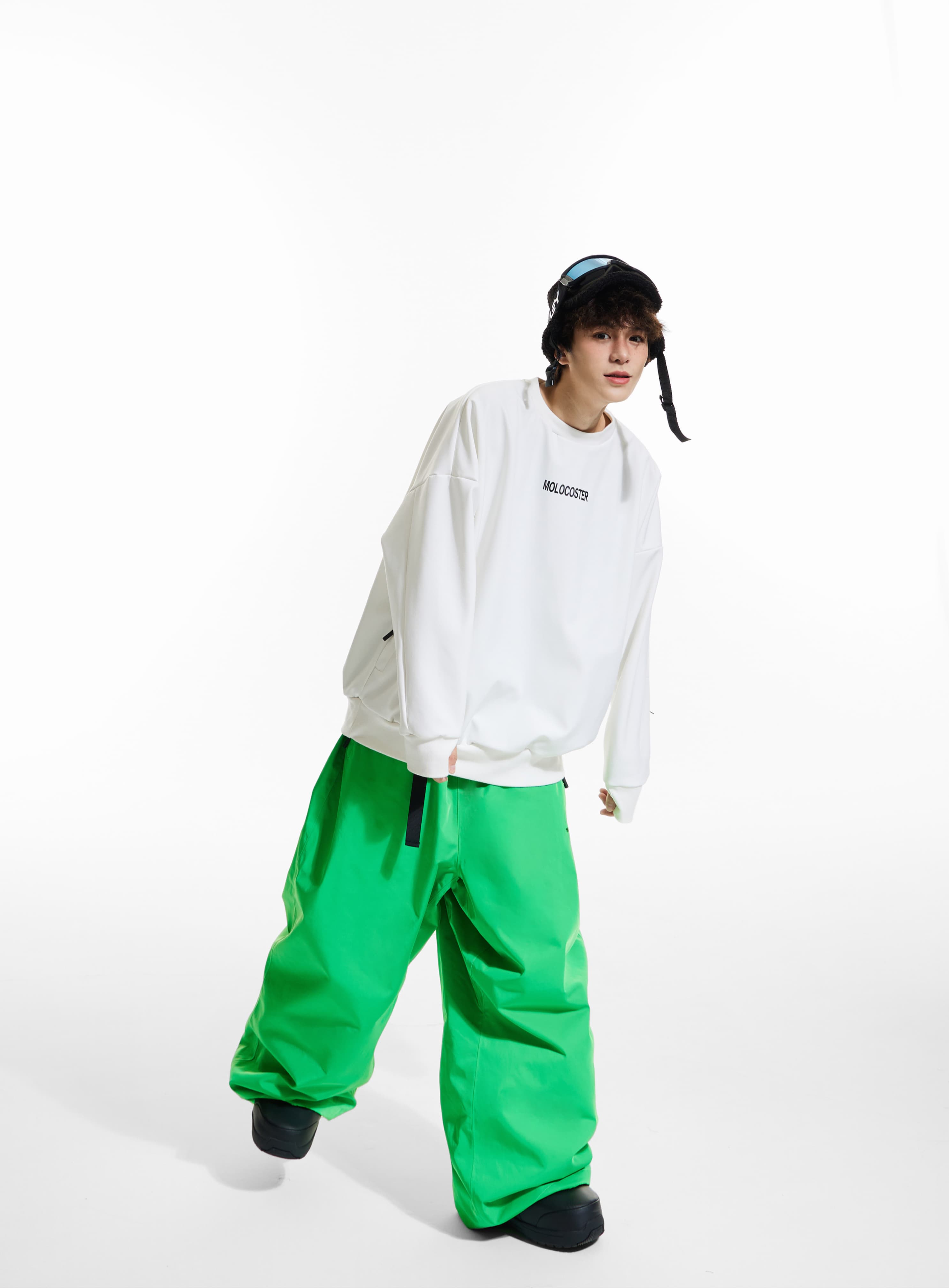 Molocoster Oversize Fleece Snow Pants - Unisex - Snowears- 