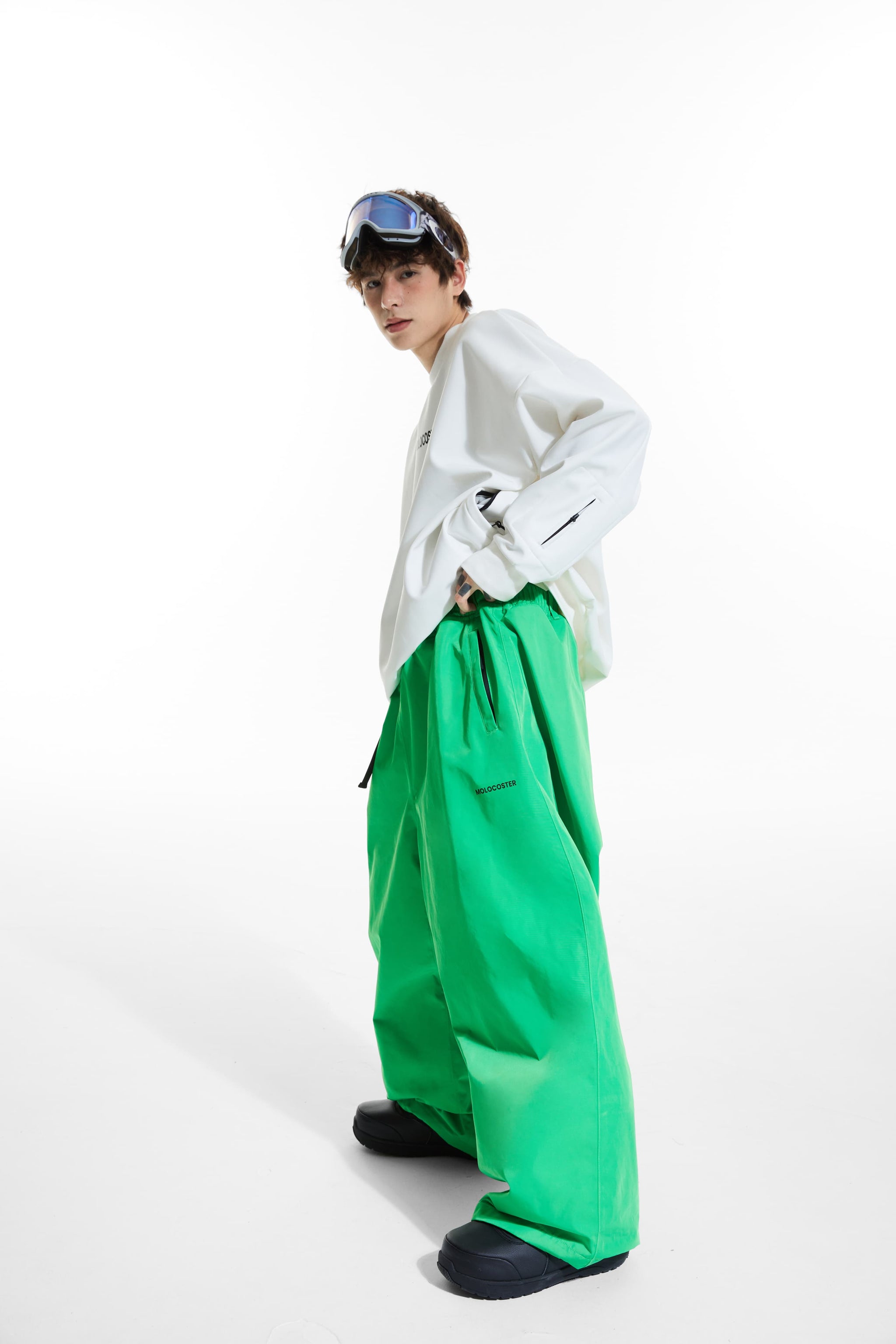 Molocoster Oversize Fleece Snow Pants - Unisex - Snowears- 
