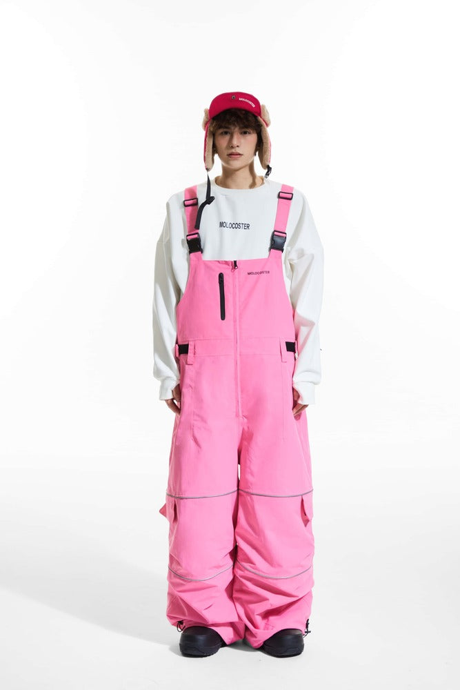 Molocoster Reflective Baggy Style Bibs - Unisex - Snowears- 