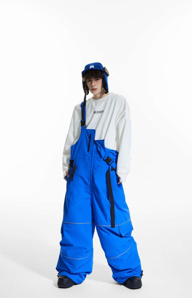 Molocoster Reflective Baggy Style Bibs - Unisex - Snowears- 