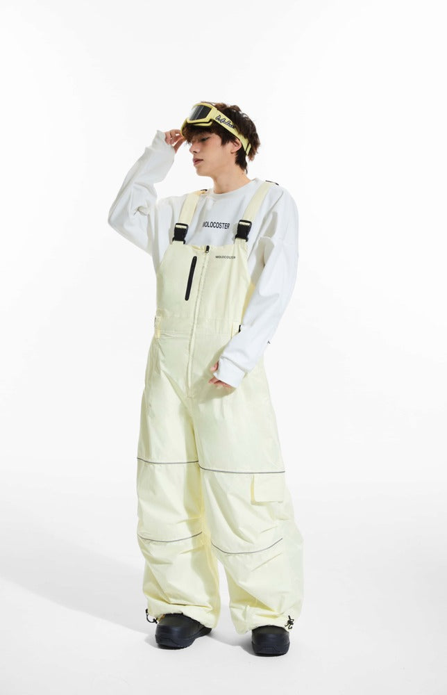 Molocoster Reflective Baggy Style Bibs - Unisex - Snowears- 